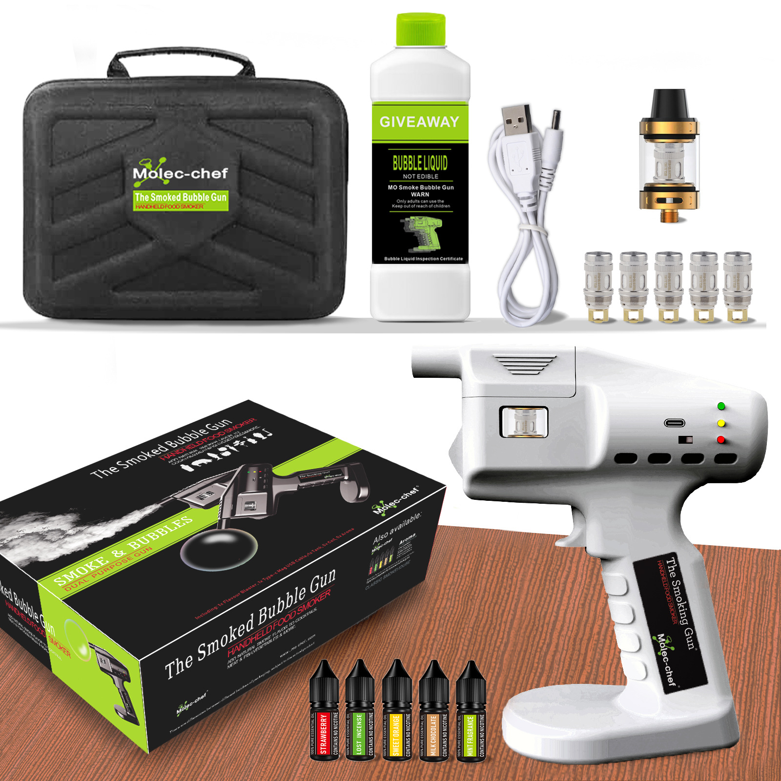 Smoke Gun Cocktail, Cocktail S - Smoking Gun Kit ulasan dan harga