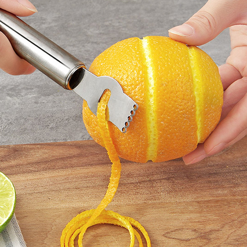Orange Citrus Fruit Grater Pee - Peeler Channel Knife ulasan dan harga