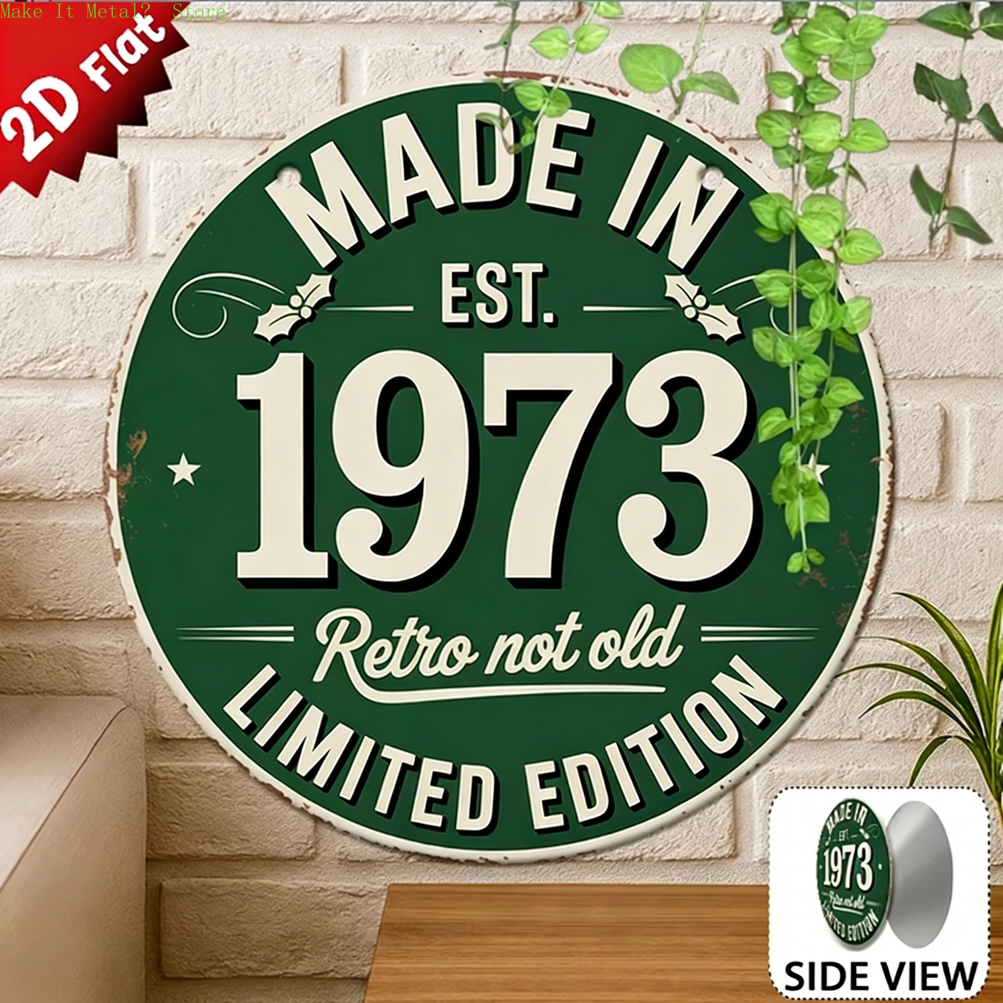 Made in 1976 Retro Not Old 2D  - Home Bar Cafe ulasan dan harga