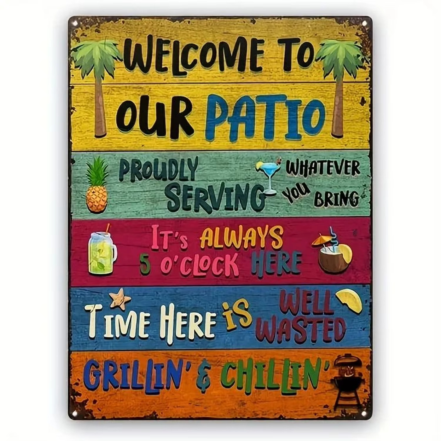 Quotes Plaque Metal Tin Signs  - Home Bar Cafe ulasan dan harga
