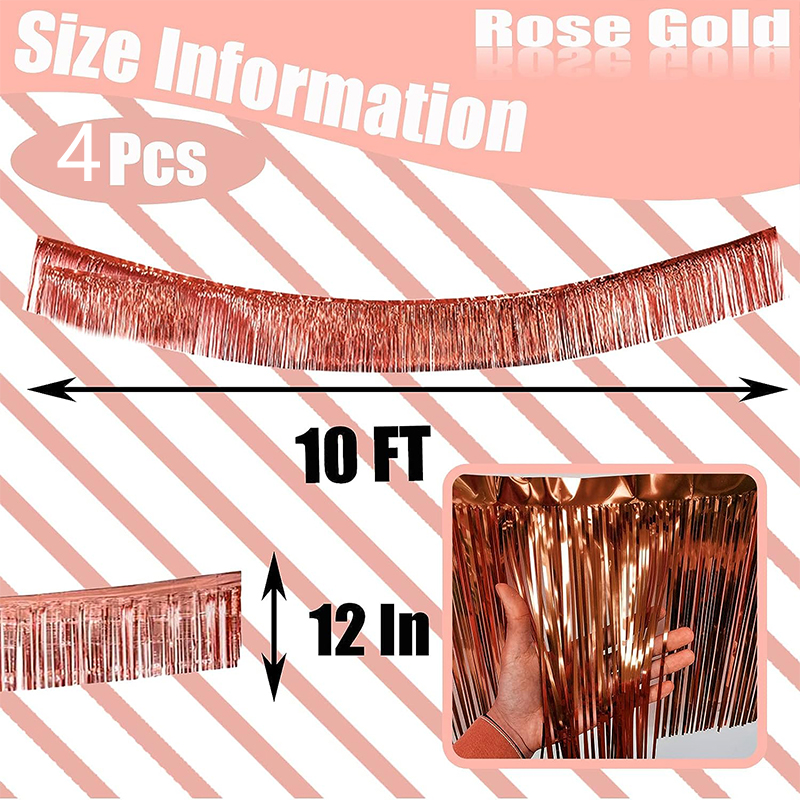 30x300CM Foil Fringe Garland S - Home Bargains ulasan dan harga