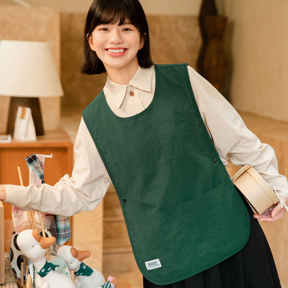 Custom Logo Vest Apron Waterpr - Home Barista ulasan dan harga