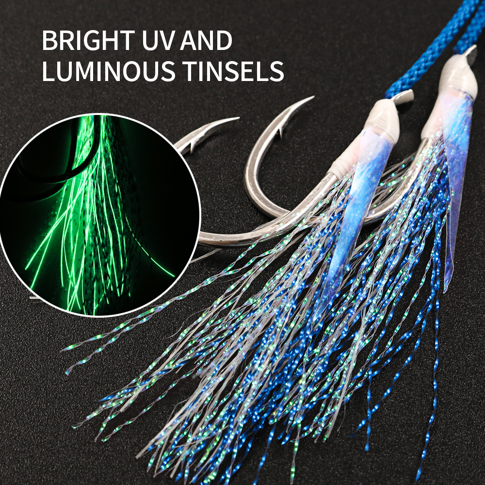JIGGING PRO 2pcs Twin Assist H - Jigger Double Sided ulasan dan harga